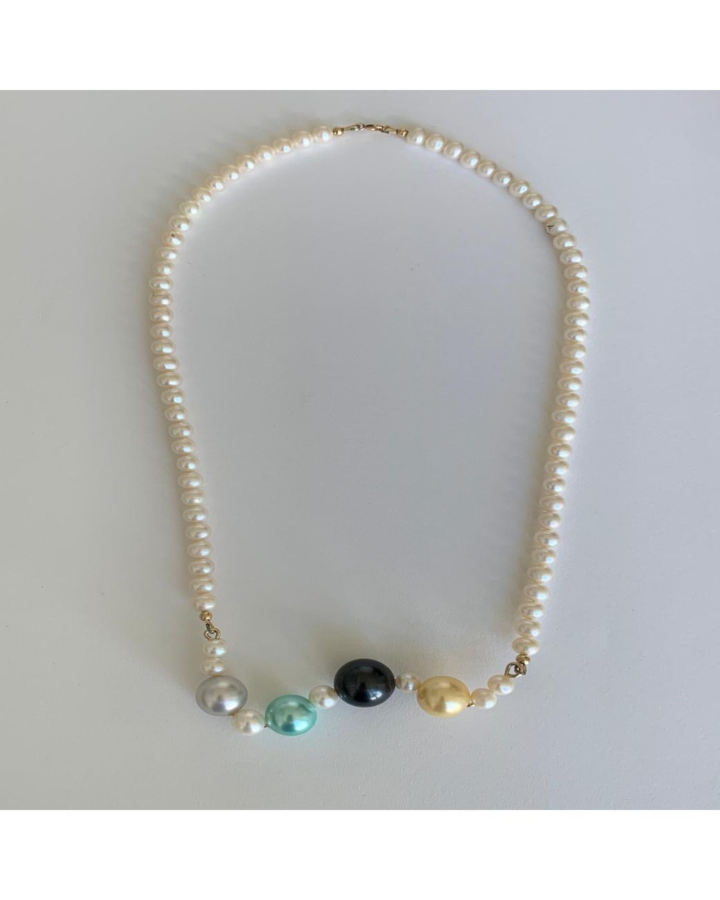 Florentis Jewellery Metallic Not Your Mother's Pearls Necklace