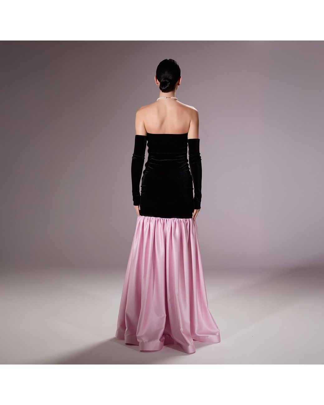 Nur Karaata Pink Marcelline Gown