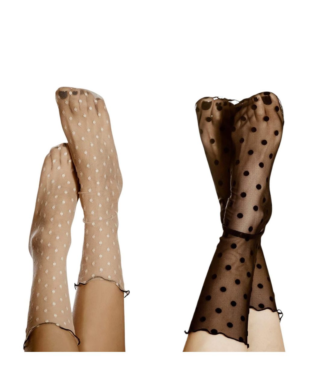 Oh!Zuza Multicolor Sheer Socks Twin Pack