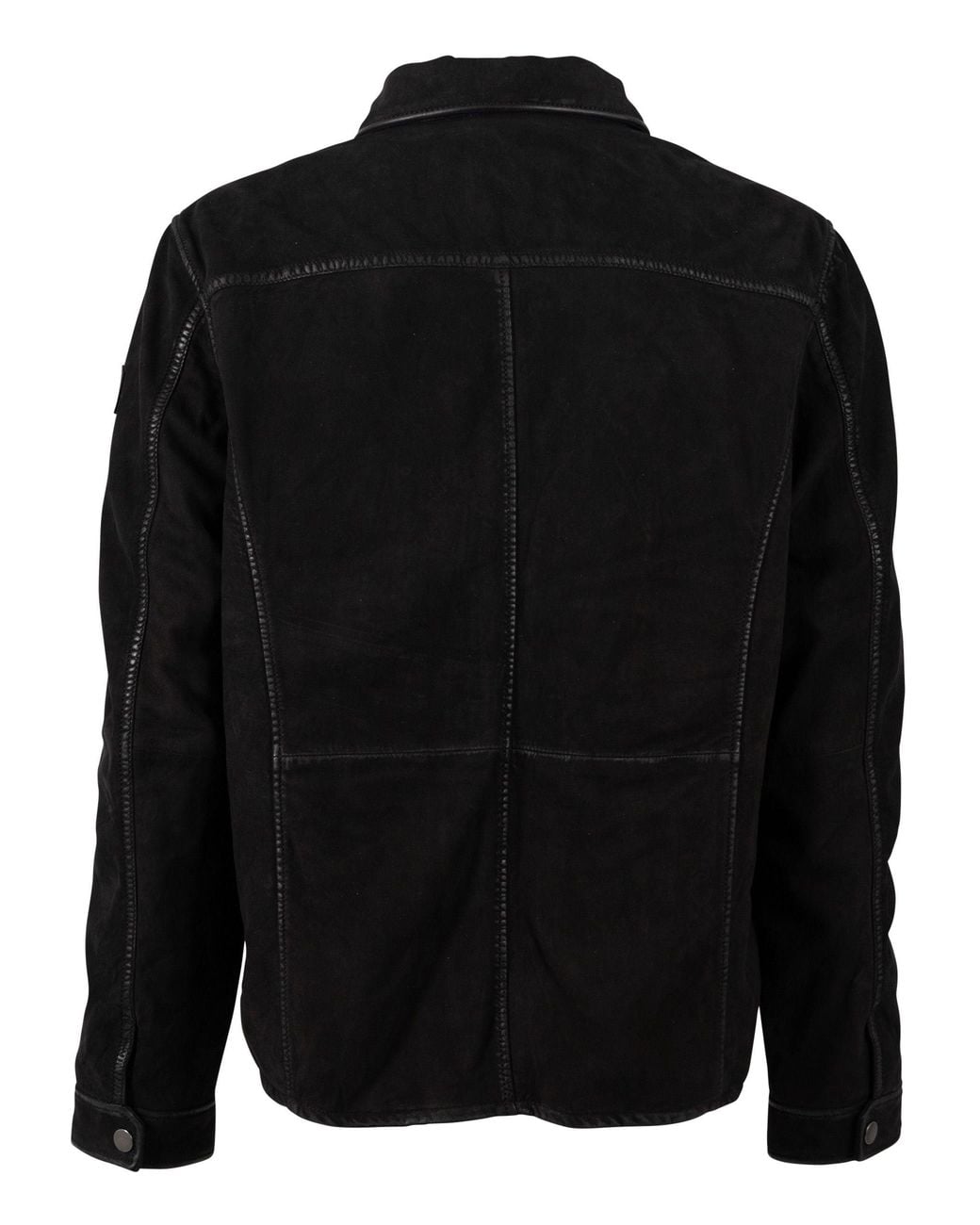 Mauritius Black Classic Leather Jacket Sedro for men