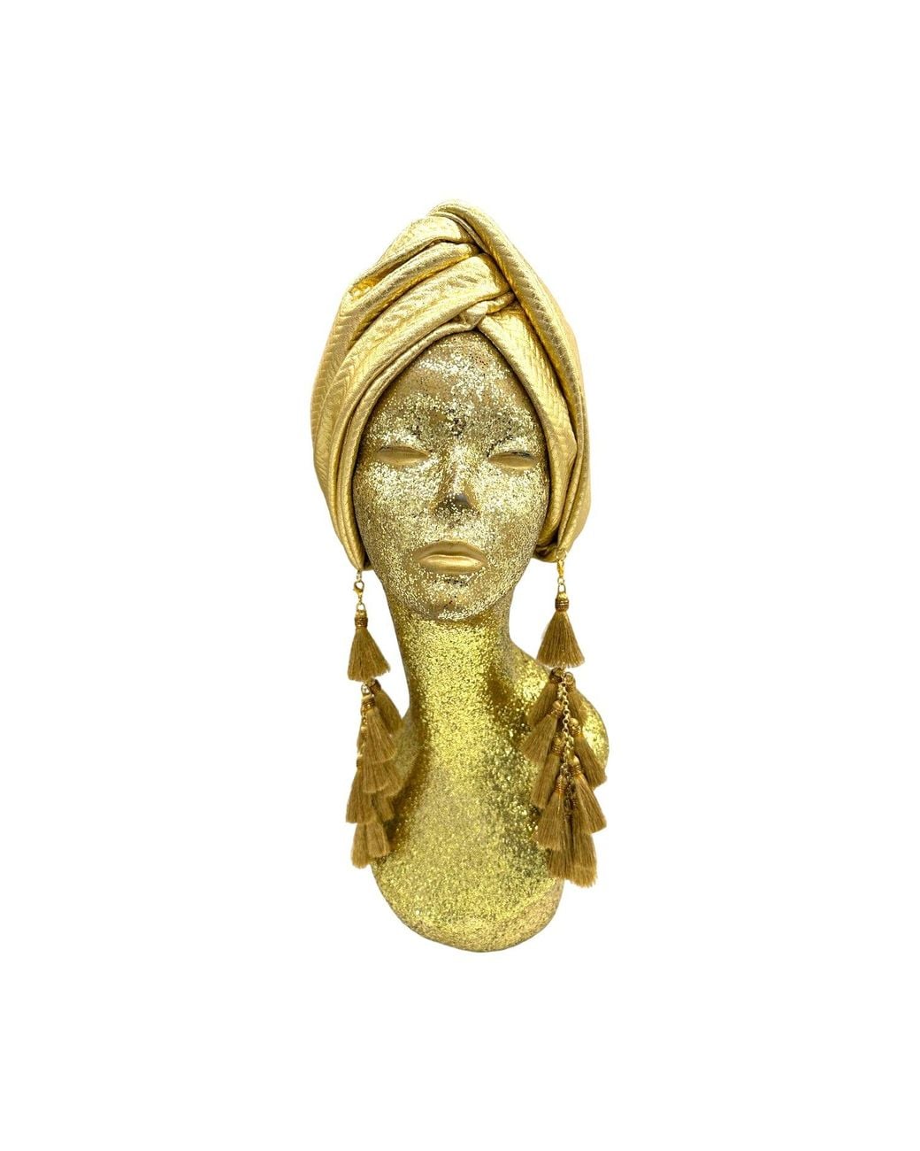 Julia Clancey Metallic Zia Chacha Turban Twist Band