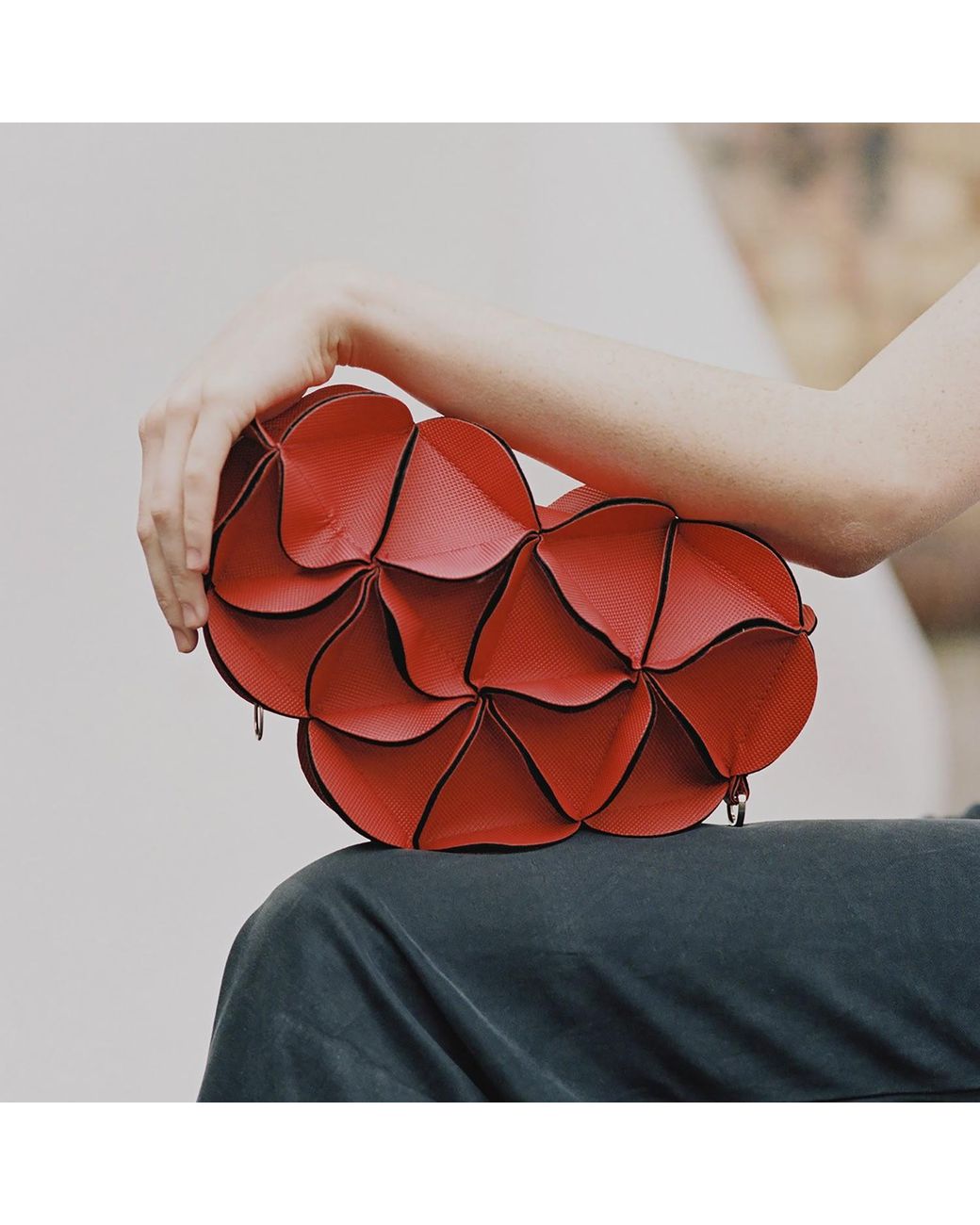 ELEMOOD_Japan Red Blossom Shoulder Bag