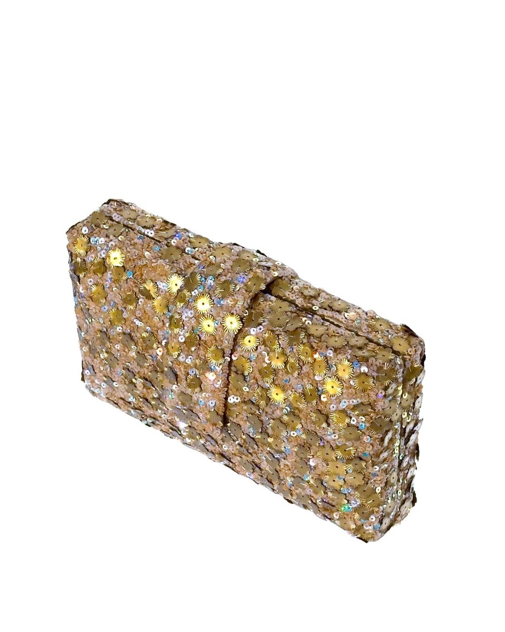Simitri Metallic Mahal Kitsch Clutch