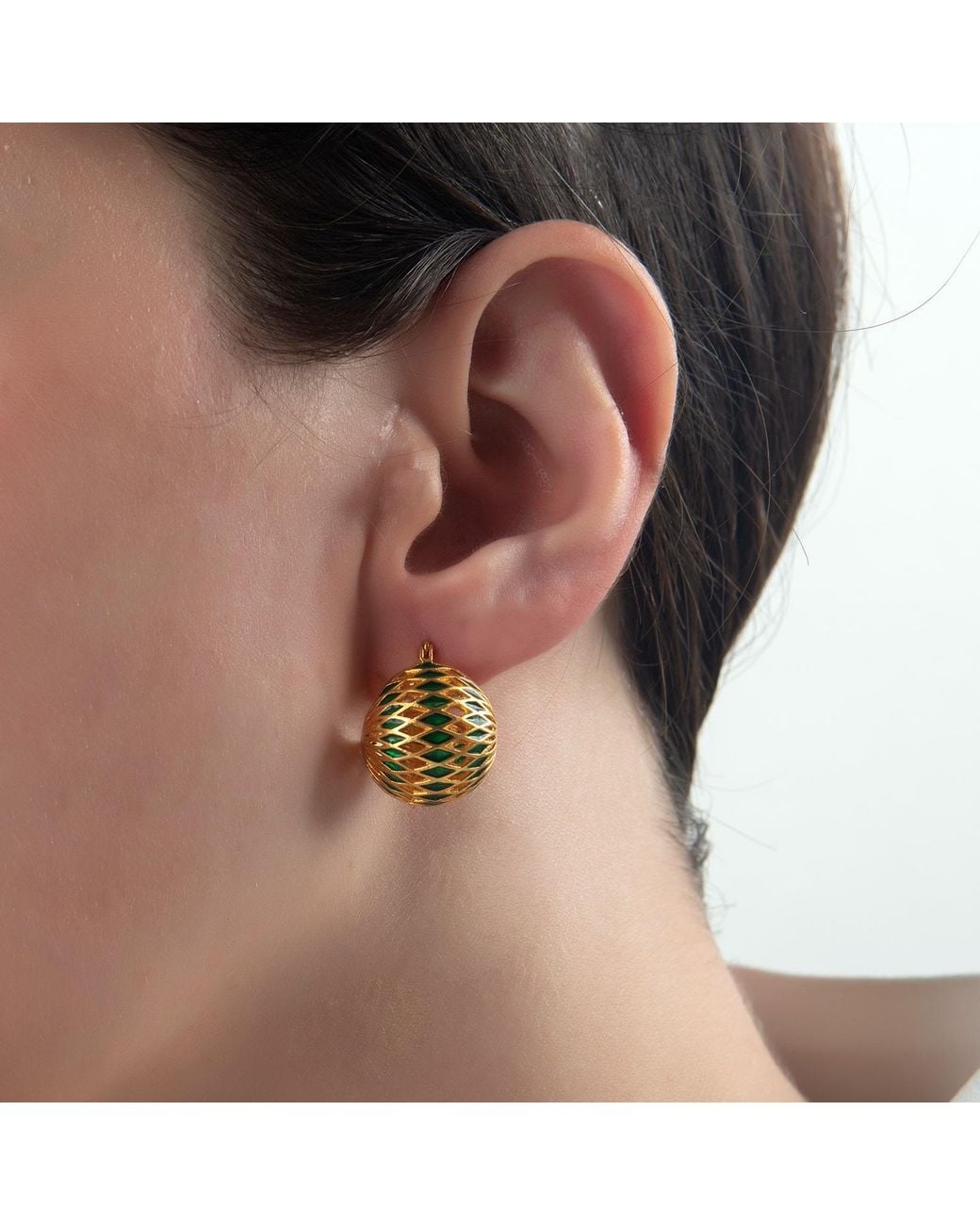 Milou Jewelry Yellow Basket Earrings
