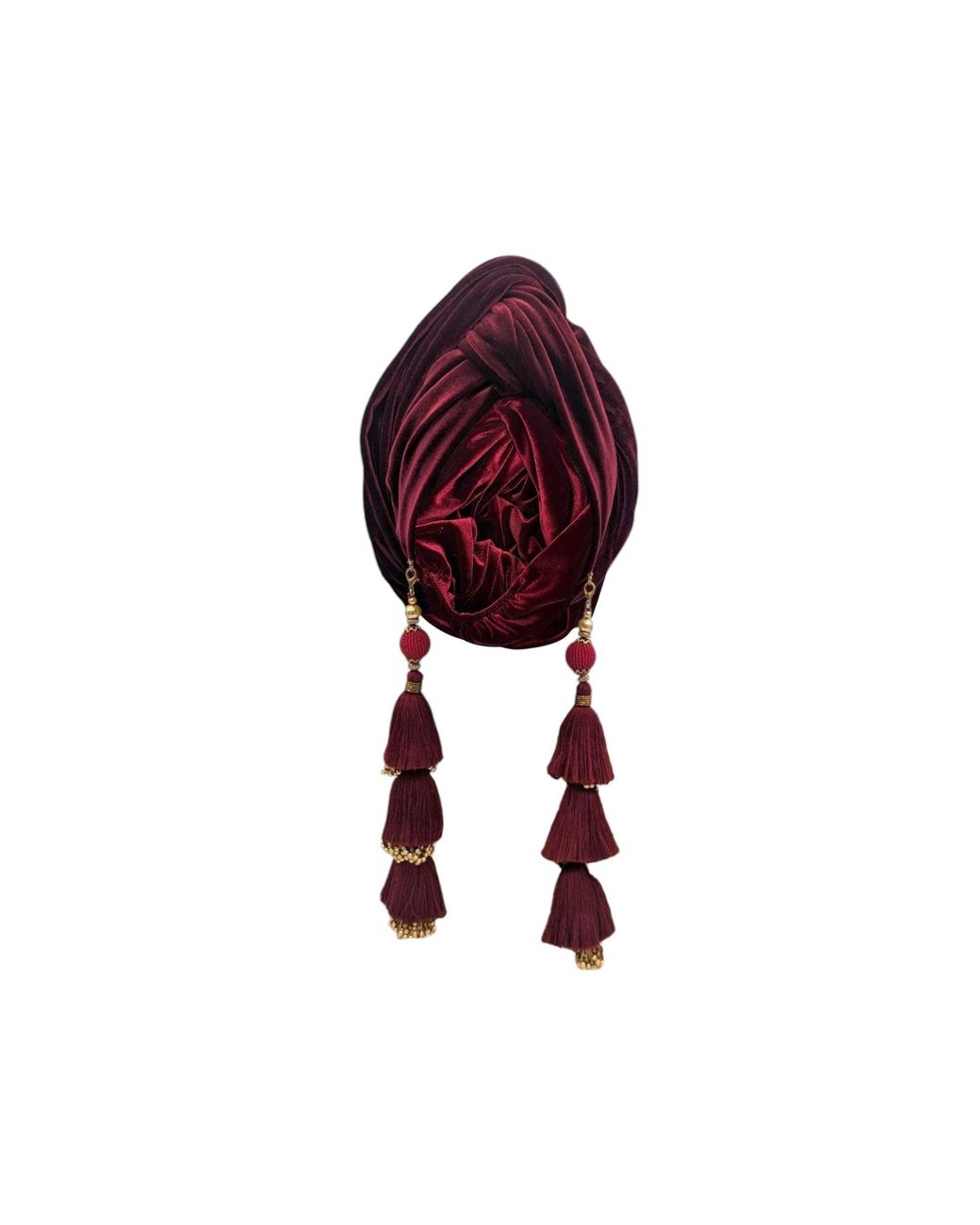 Julia Clancey Red Malbec Luxe Dorado Turban