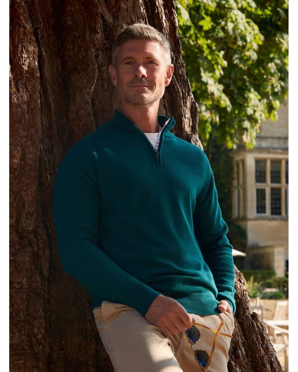 Koy Clothing Green Quarter Zip for men