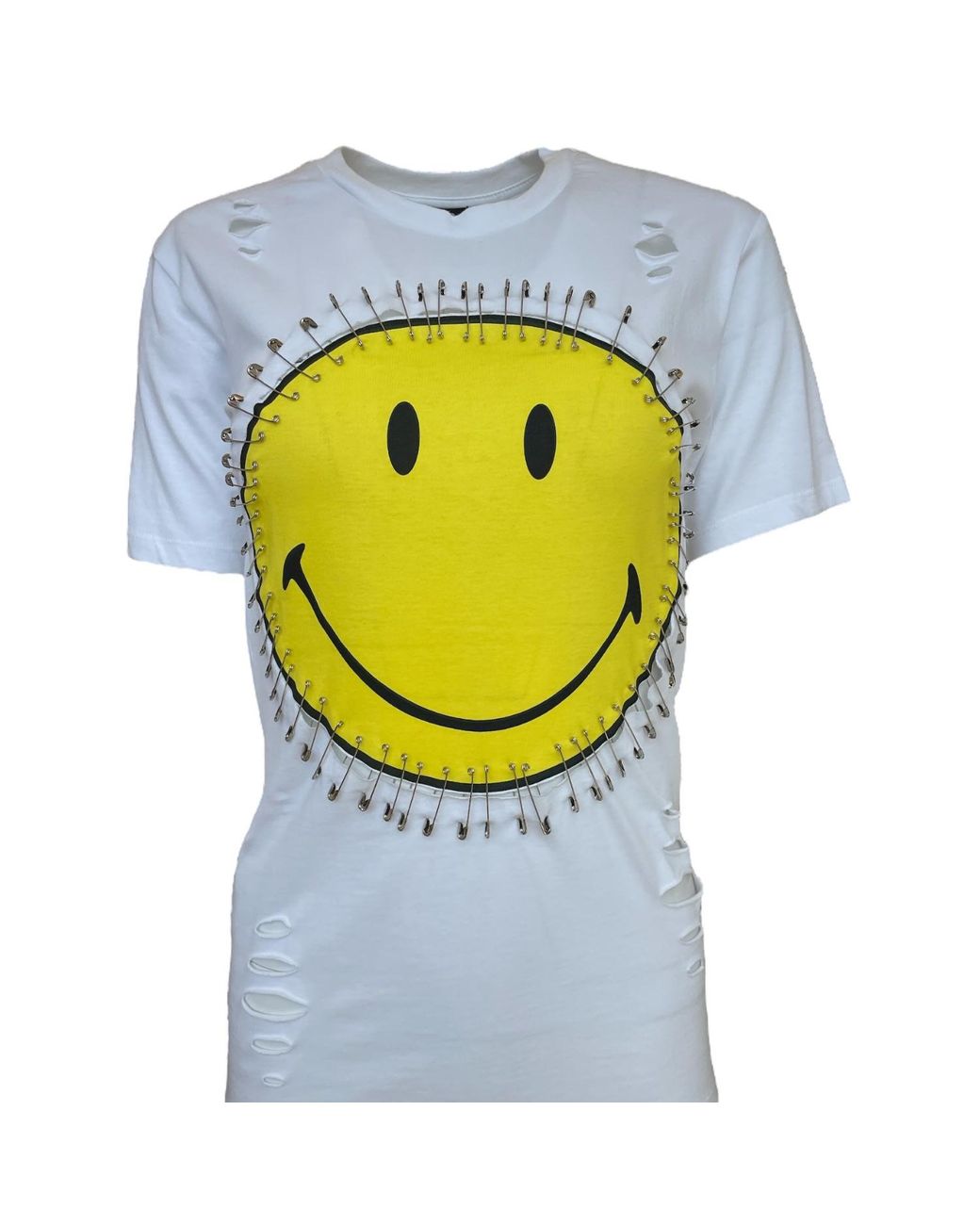 Any Old Iron Gray Just Safe Smiley T-Shirt