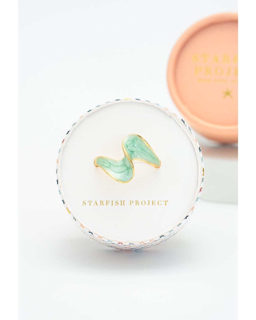 Starfish Project Green Ribbon Of Light Ring