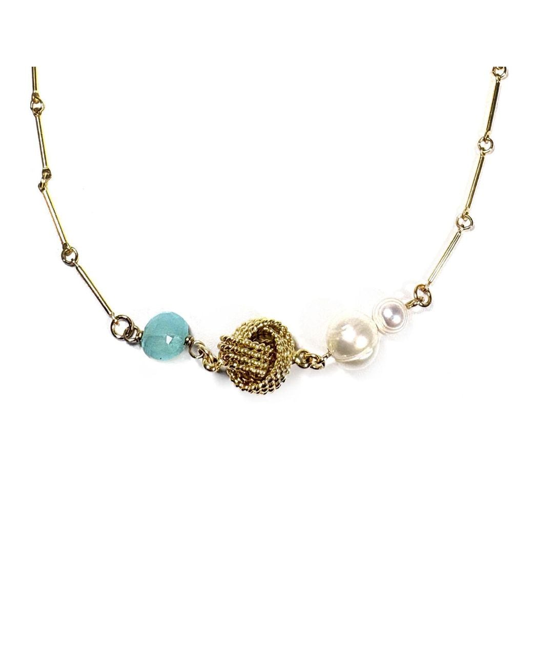 Rachel Nathan Metallic The Tide Has Turned Necklace