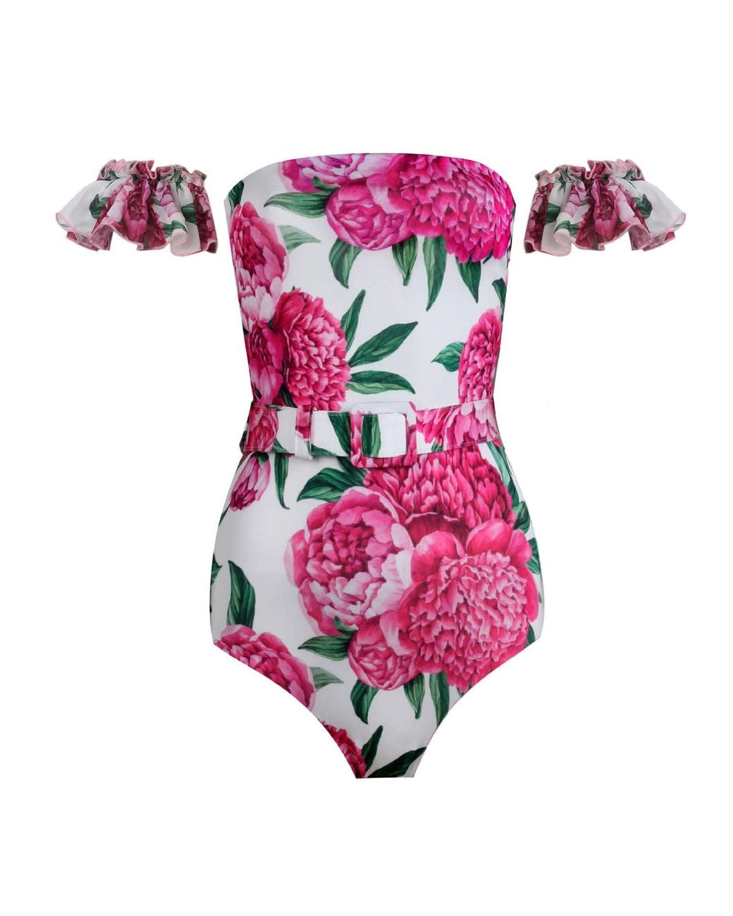 Nur Karaata Purple Marigold Swimsuit
