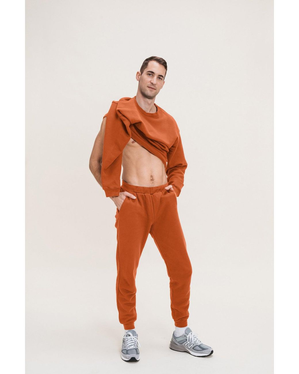 Ocio Leisurewear Orange Everywhere Jogger for men