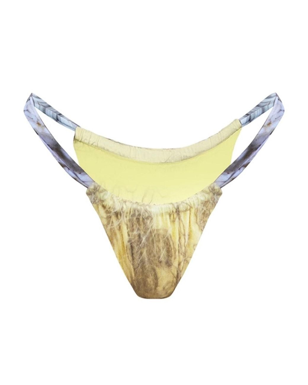 Animal Yellow Neutrals Jaunet Bikini Bottom