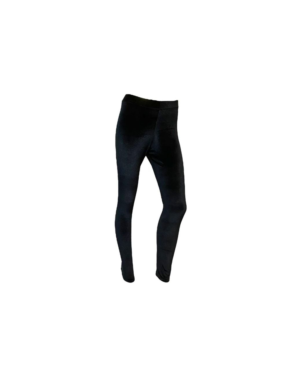 Julia Clancey Black Velour Leggings
