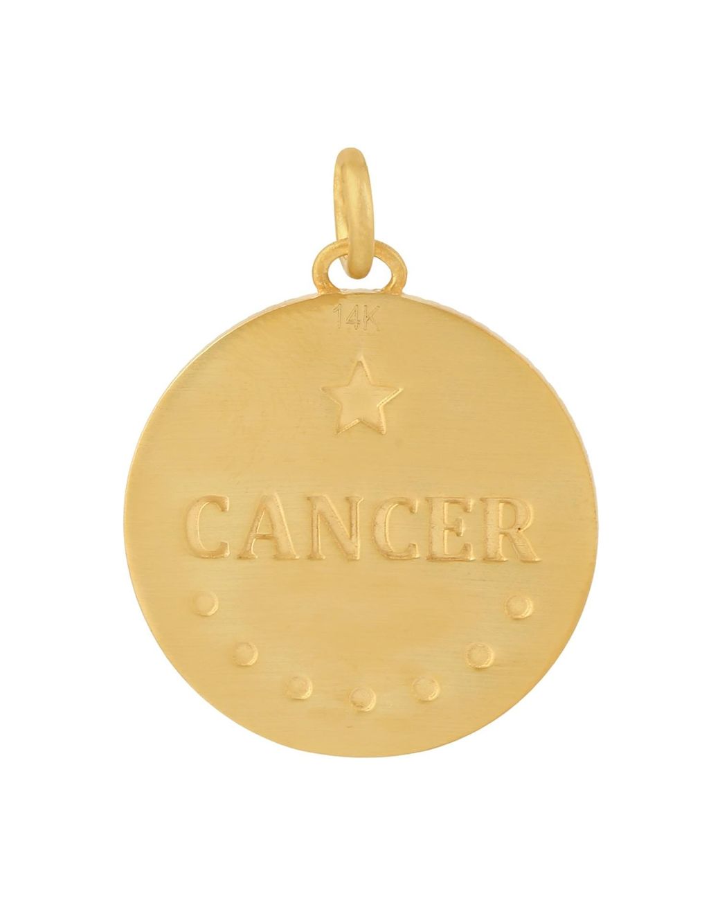 Artisan Metallic Yellow Gold Pave Diamond Crab Charm Pendant