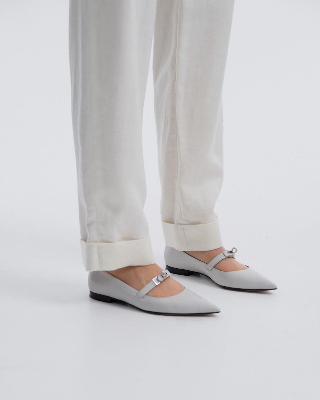 Baltér White Heathrow Club Tailored Pants