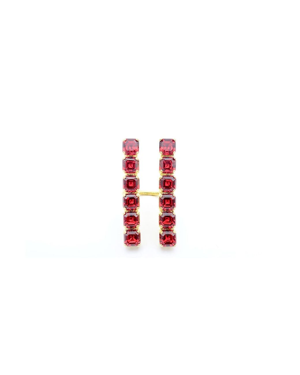 Shine Like Me Red Stacked Ring