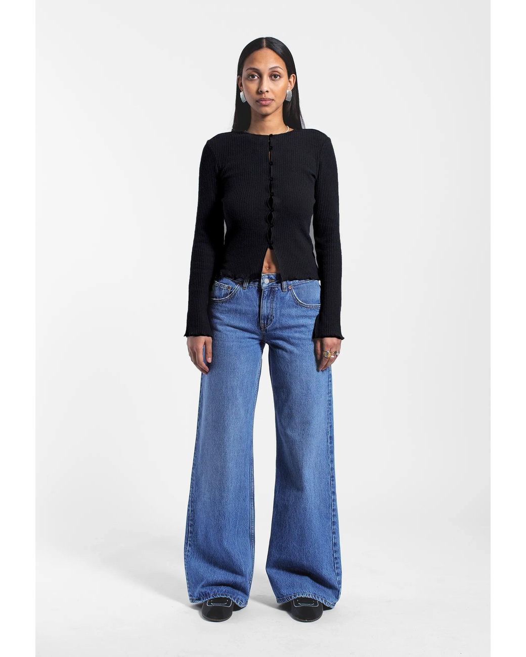 Dr. Denim Blue Rhue Low Wide