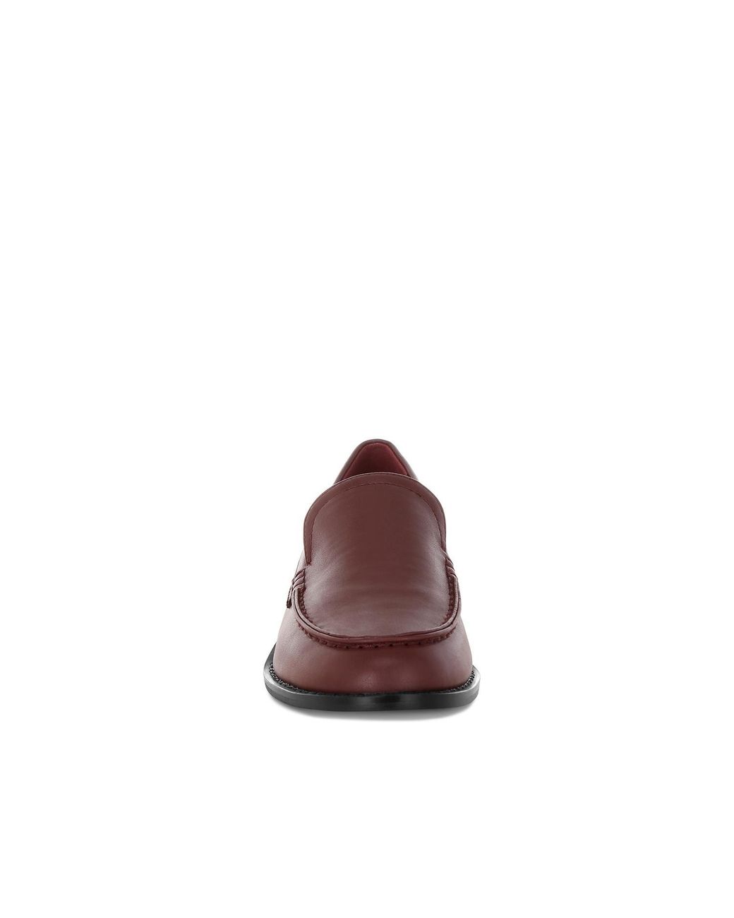 Rag & Co Brown Ninto Low Heel Pleather Loafers