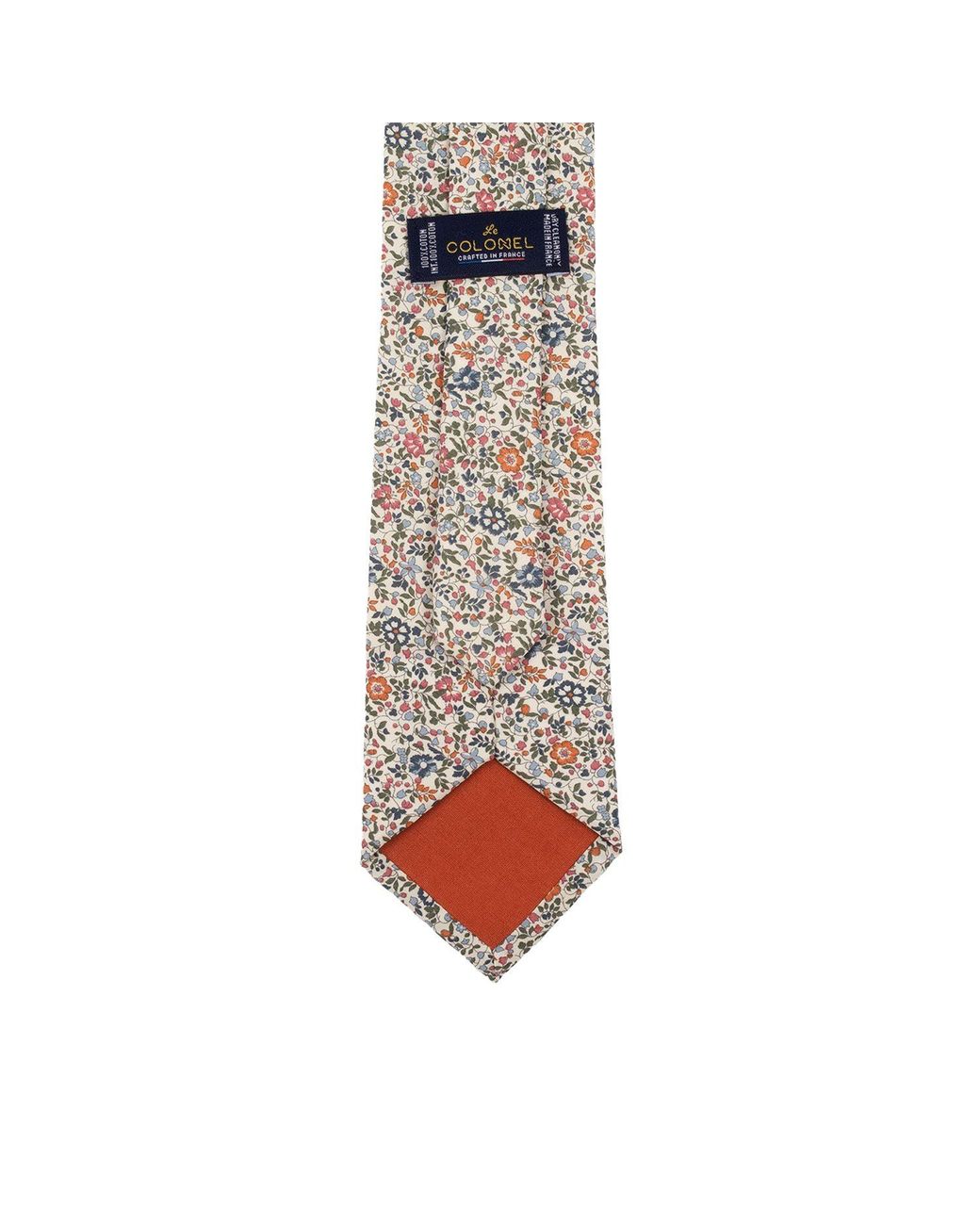 LE COLONEL White Liberty Katie & Millie Vanilla Tie for men