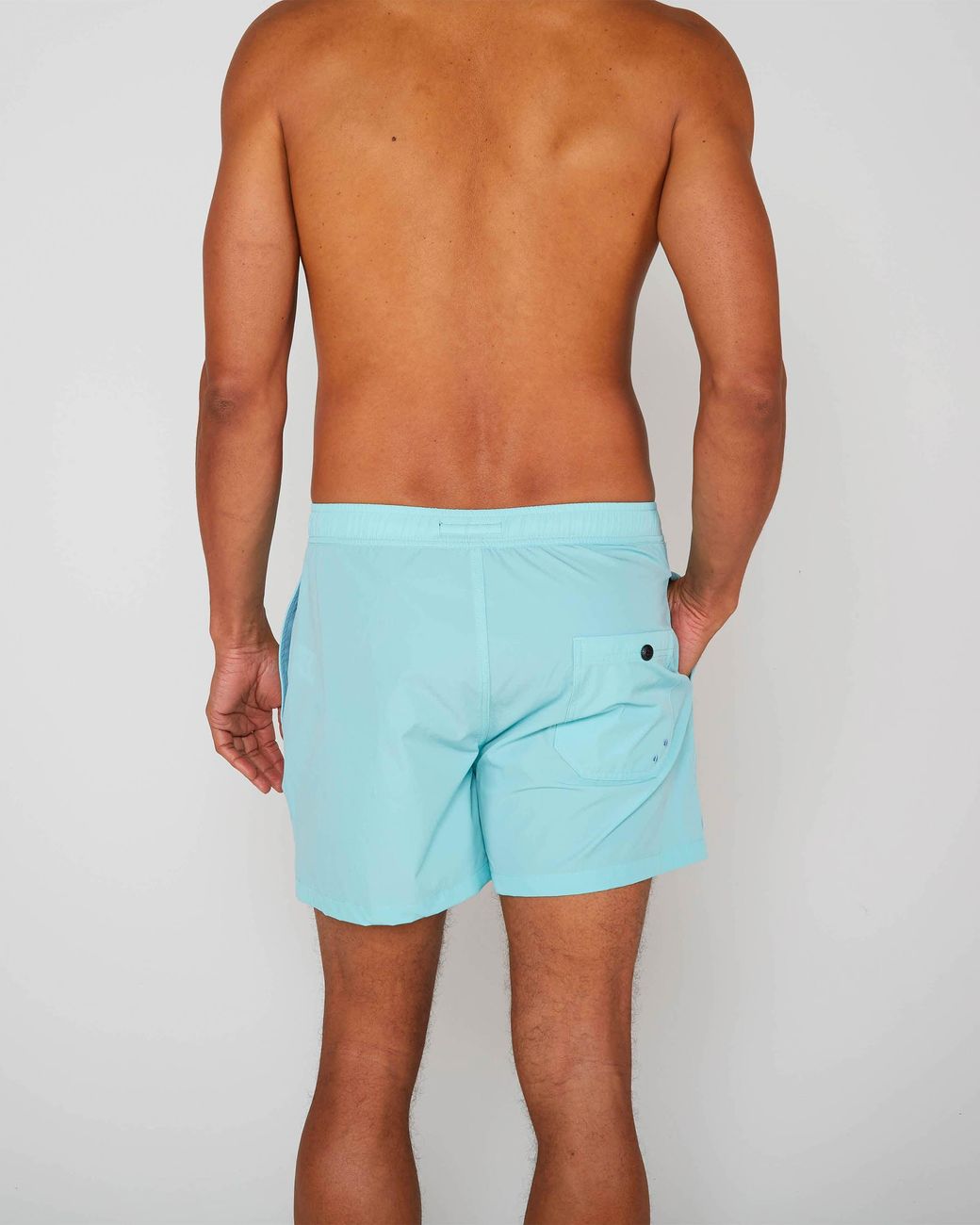 Lords of Harlech Blue Quack Swim Short for men