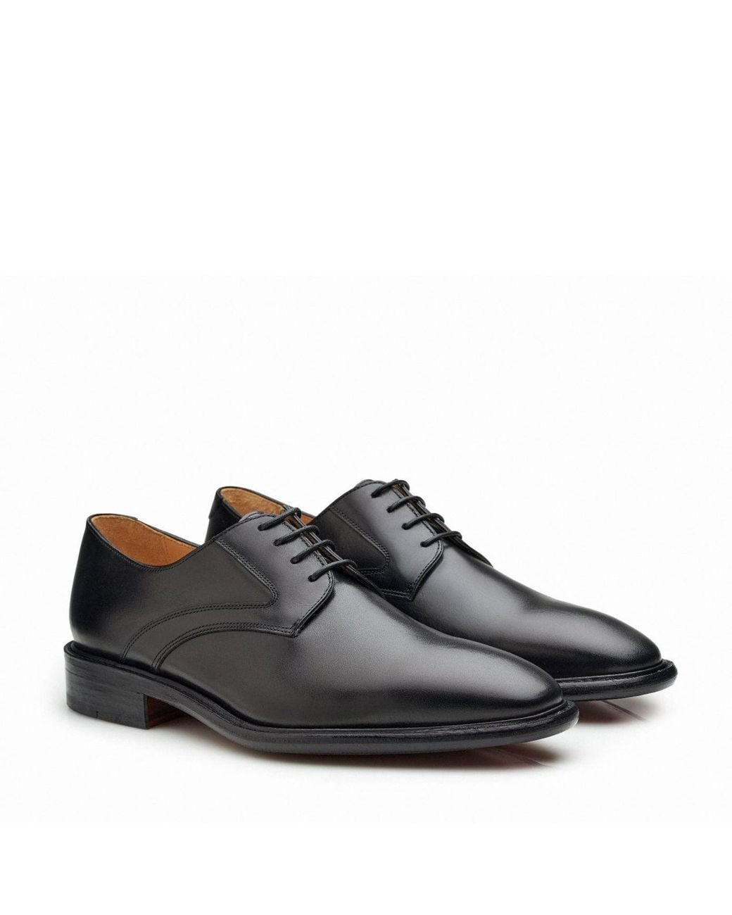 Mariano Shoes Black Lever Oxford for men
