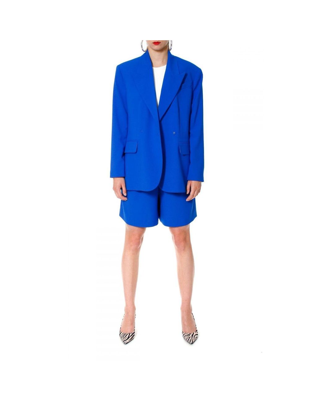 AGGI by HALEWSKI Blue Ramona Classic Blazer