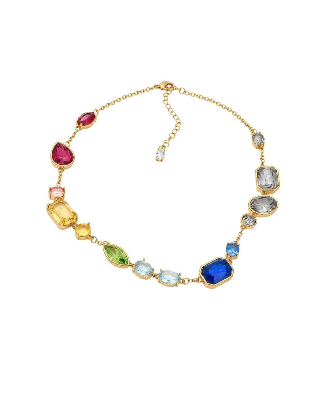 Uchi and Soto Metallic Hanabi Mixed Stone Necklace