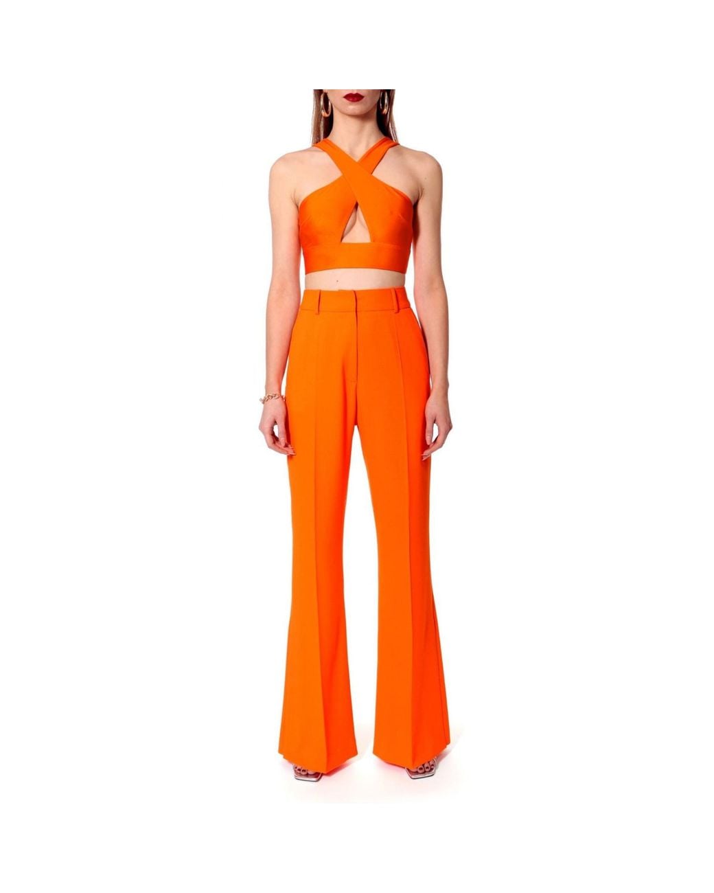 AGGI by HALEWSKI Isla Neon Orange Top