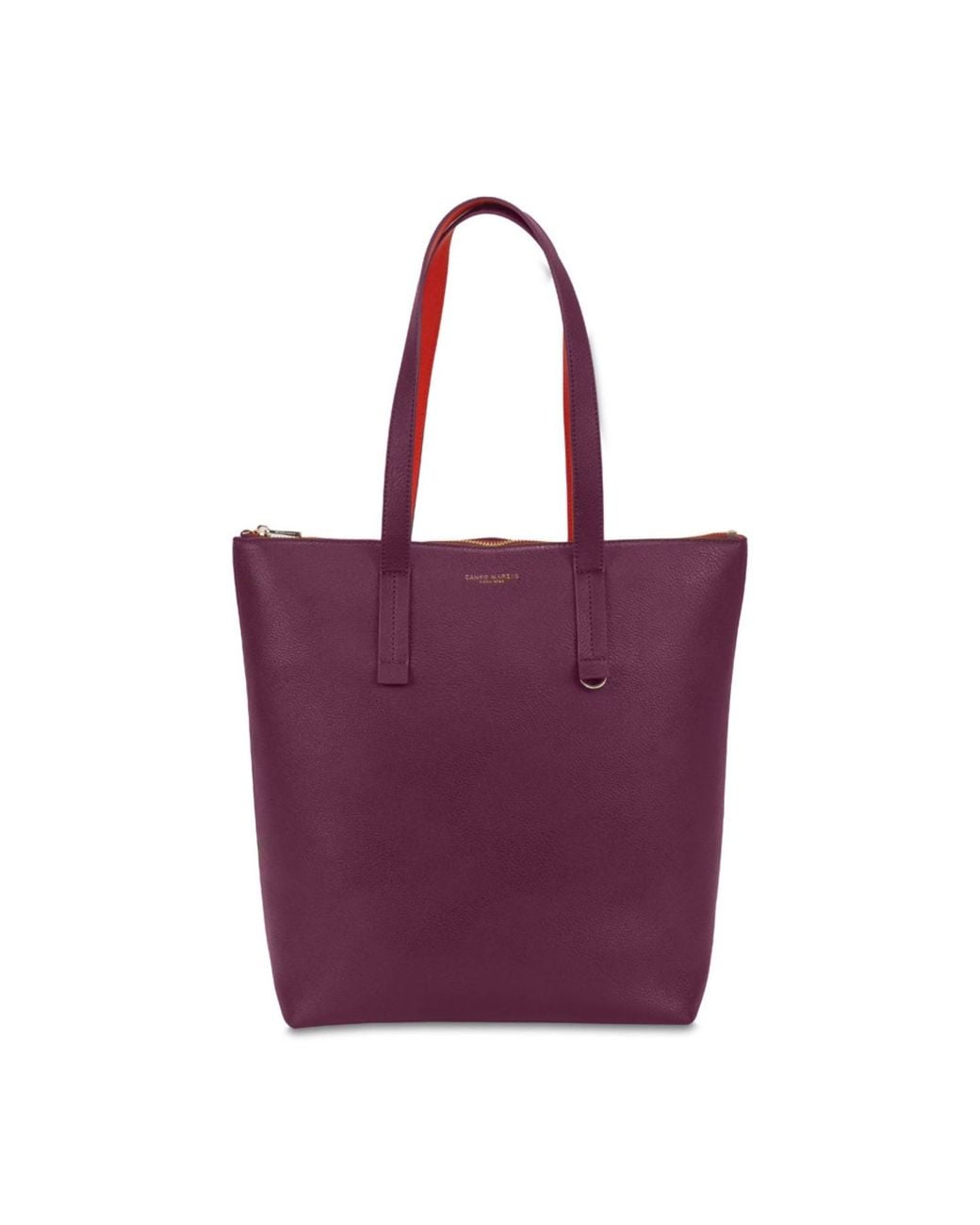 CAMPO MARZIO Roma 1933 Purple Cameron Vertival Bag Plum