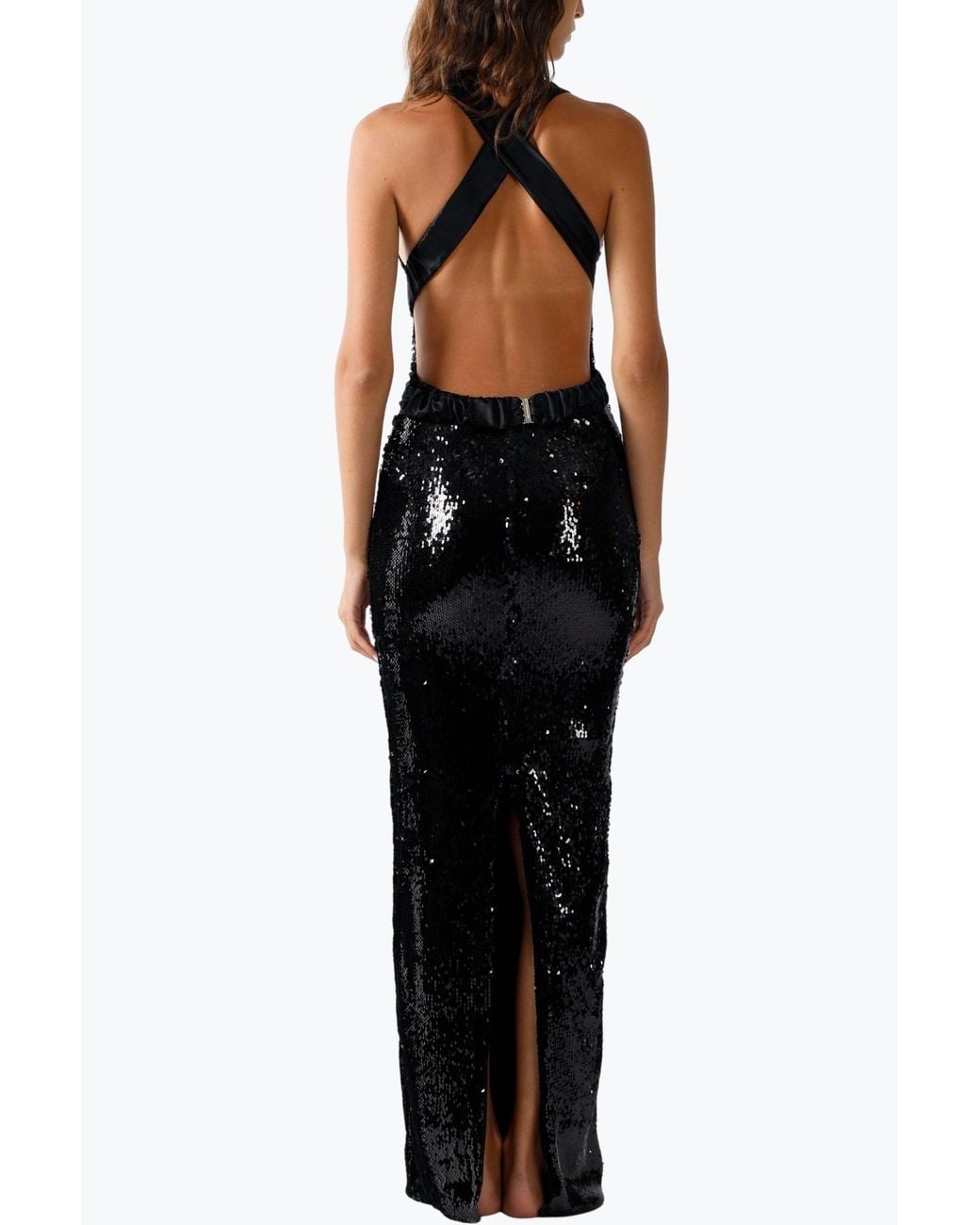 Room 24 Black Ornella Dress Sequin