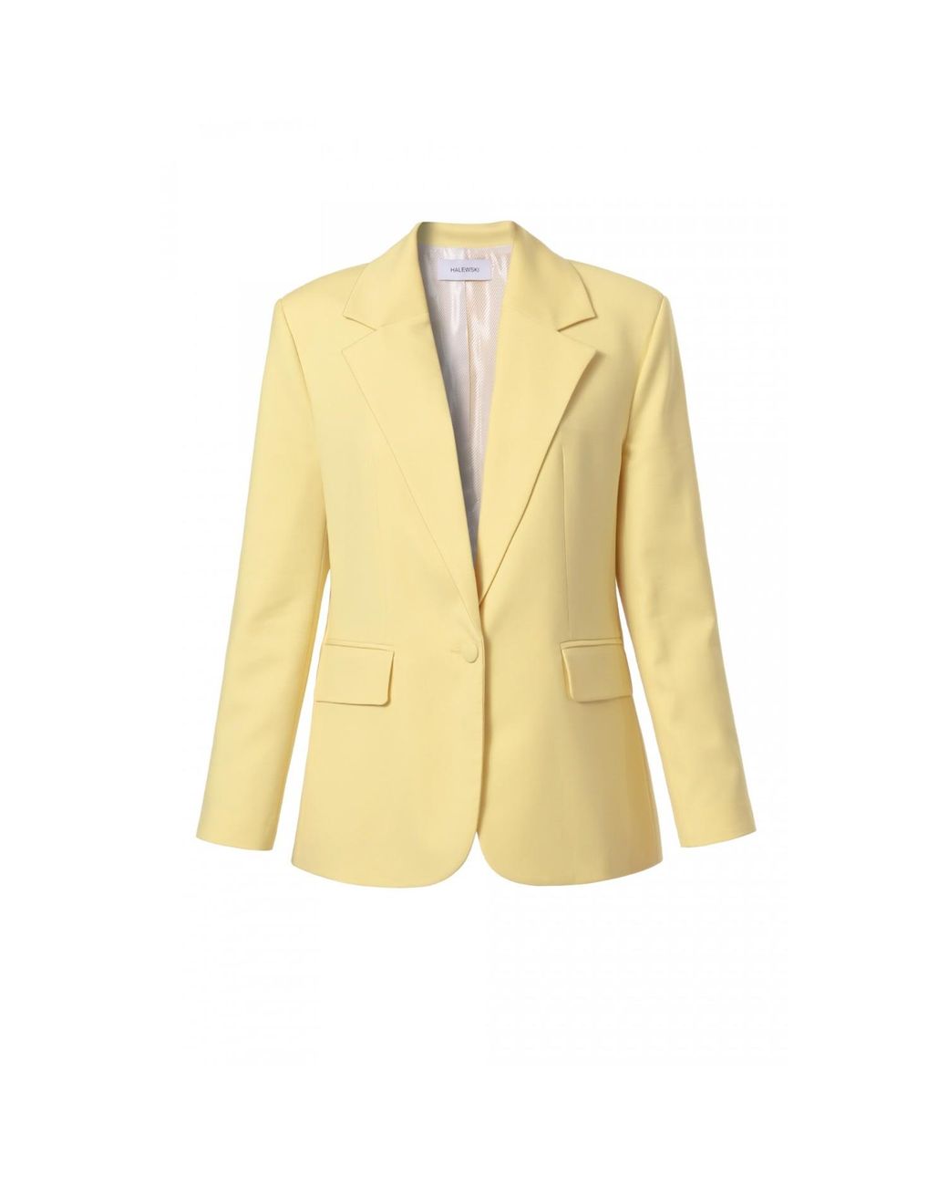 Aggi AGGI by HALEWSKI Tatiana Butter Oversized Blazer in Yellow | Lyst
