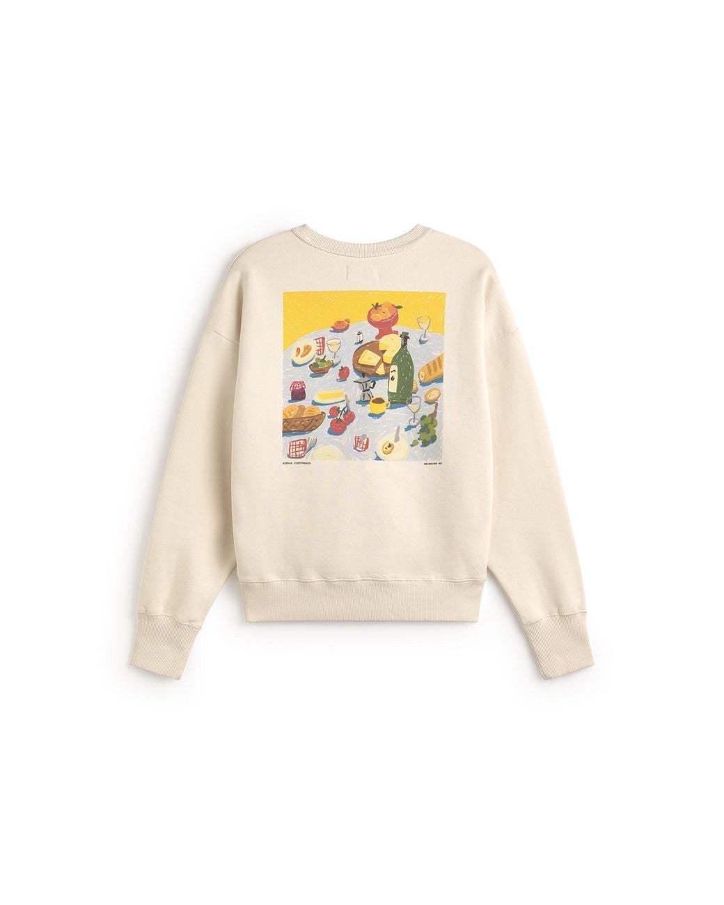 Thinking Mu White Costumbres Jodie Sweatshirt