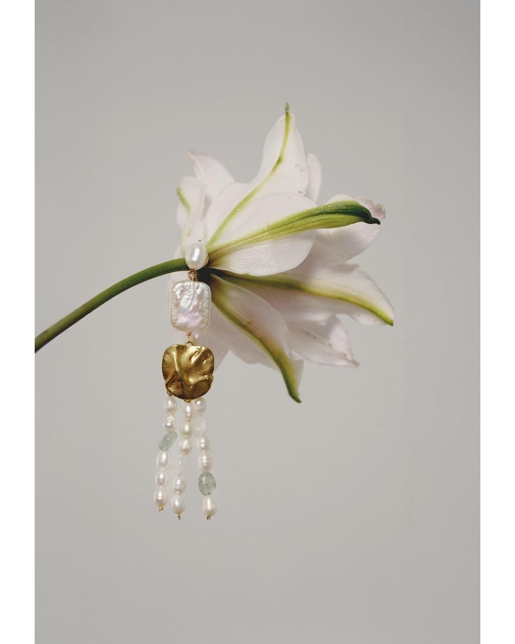 Lavani Jewels White Juno Pearl Earrings