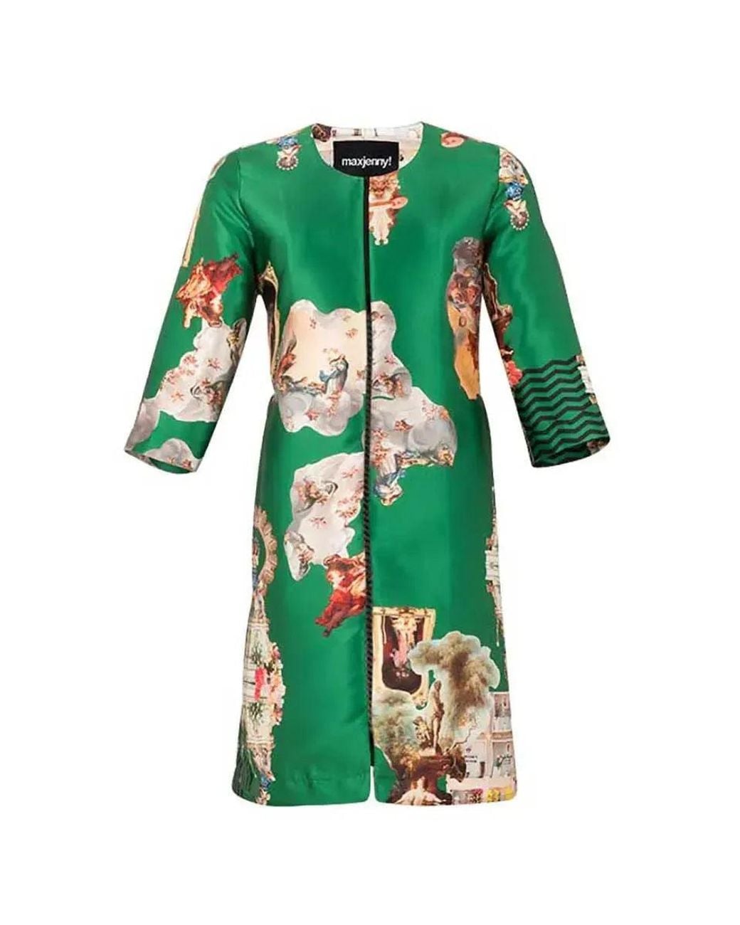 Maxjenny Green Tailored Coat