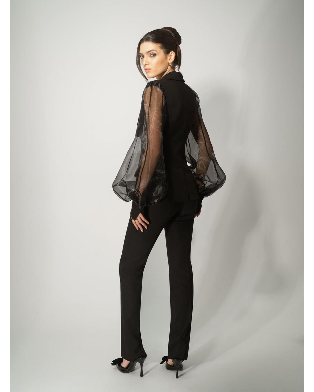 Tia Dorraine Black J'Adore Tailored Pant Suit