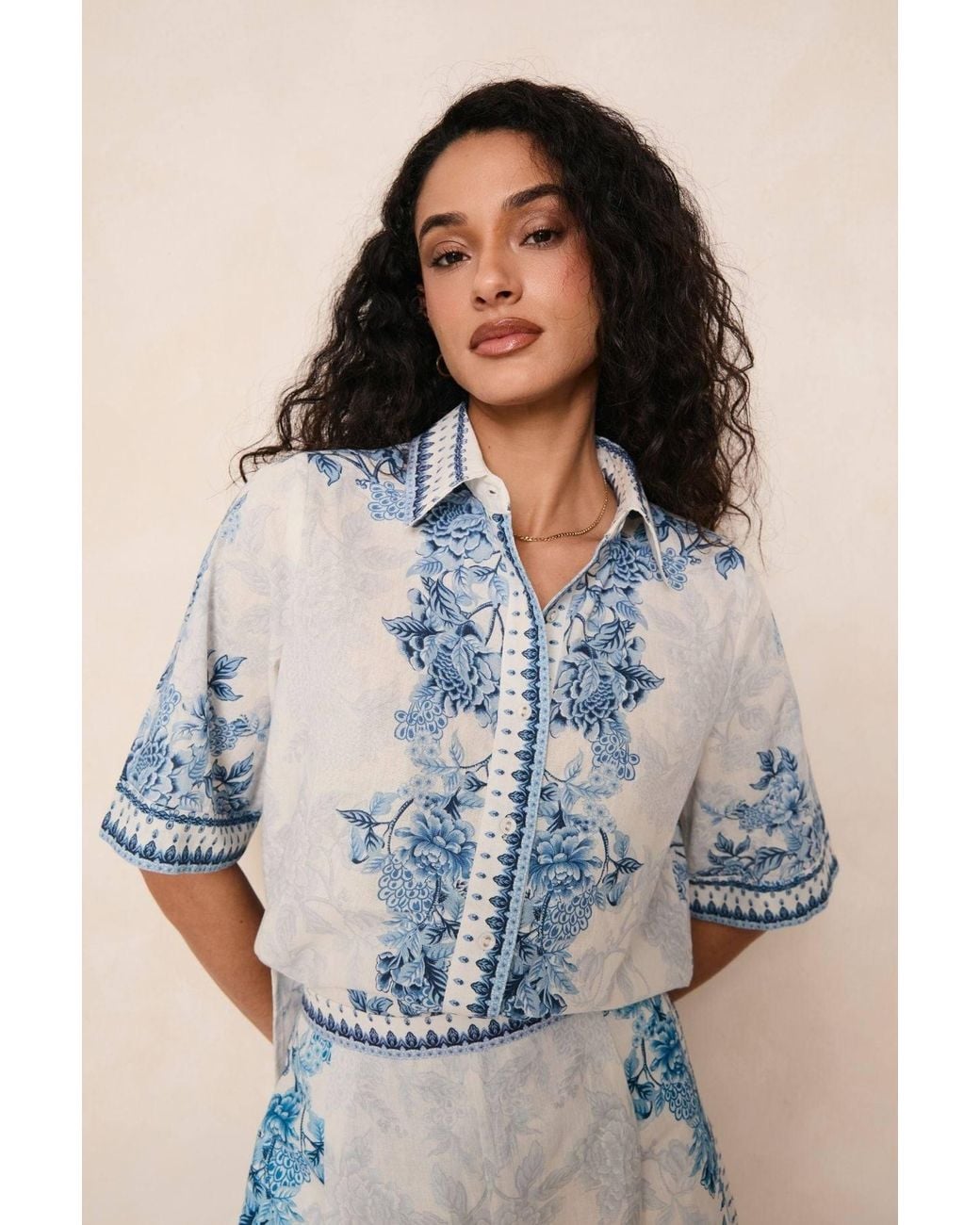 Raishma Blue Ethel Shirt