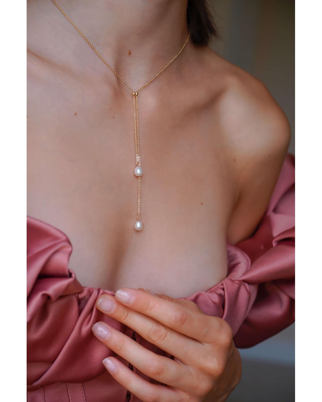 Katy Faye Metallic Leana Necklace