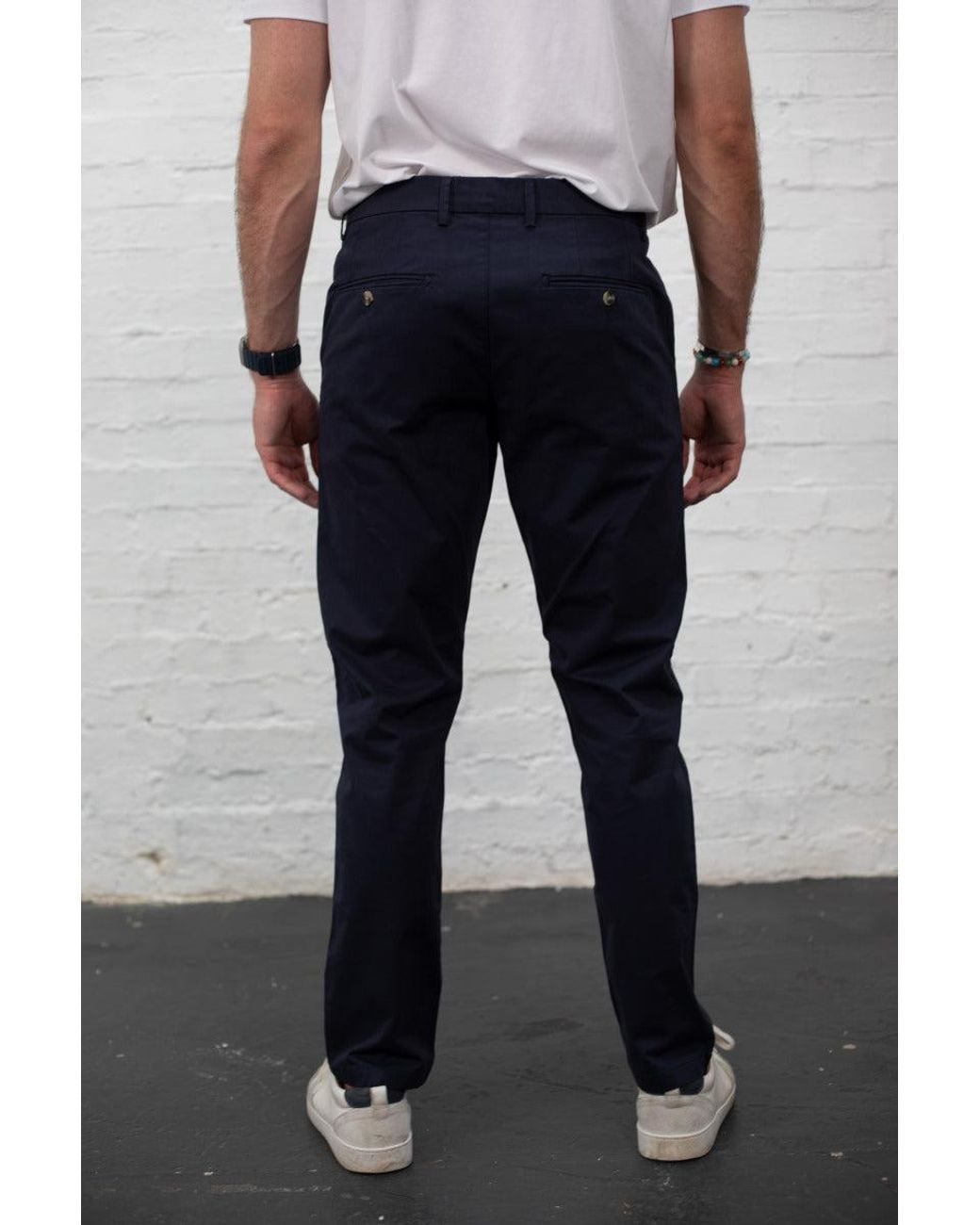 Guards London Blue Tailored Chinos for men