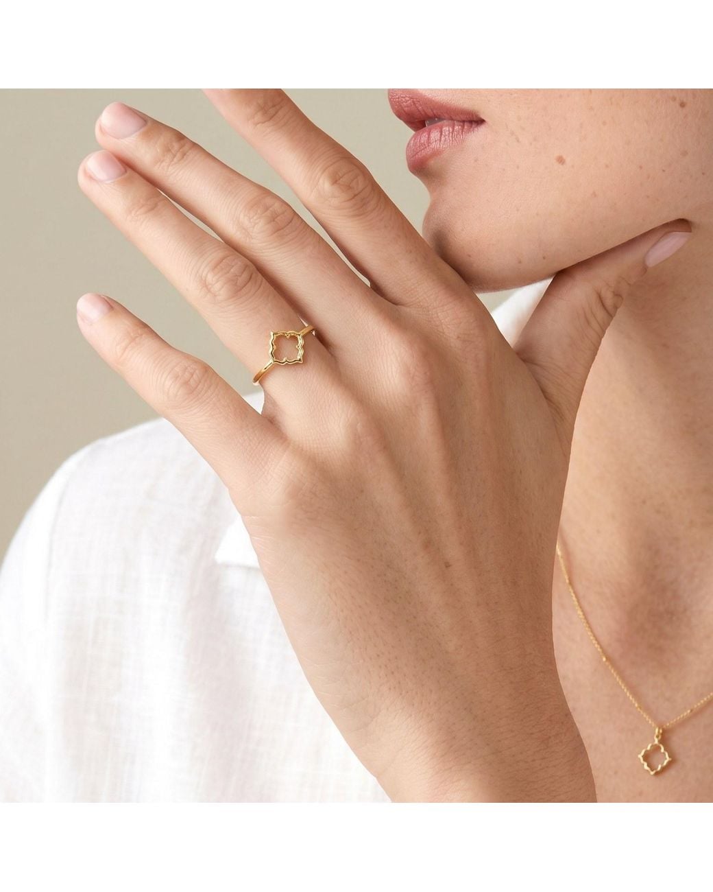With Love Darling Metallic Community Ring