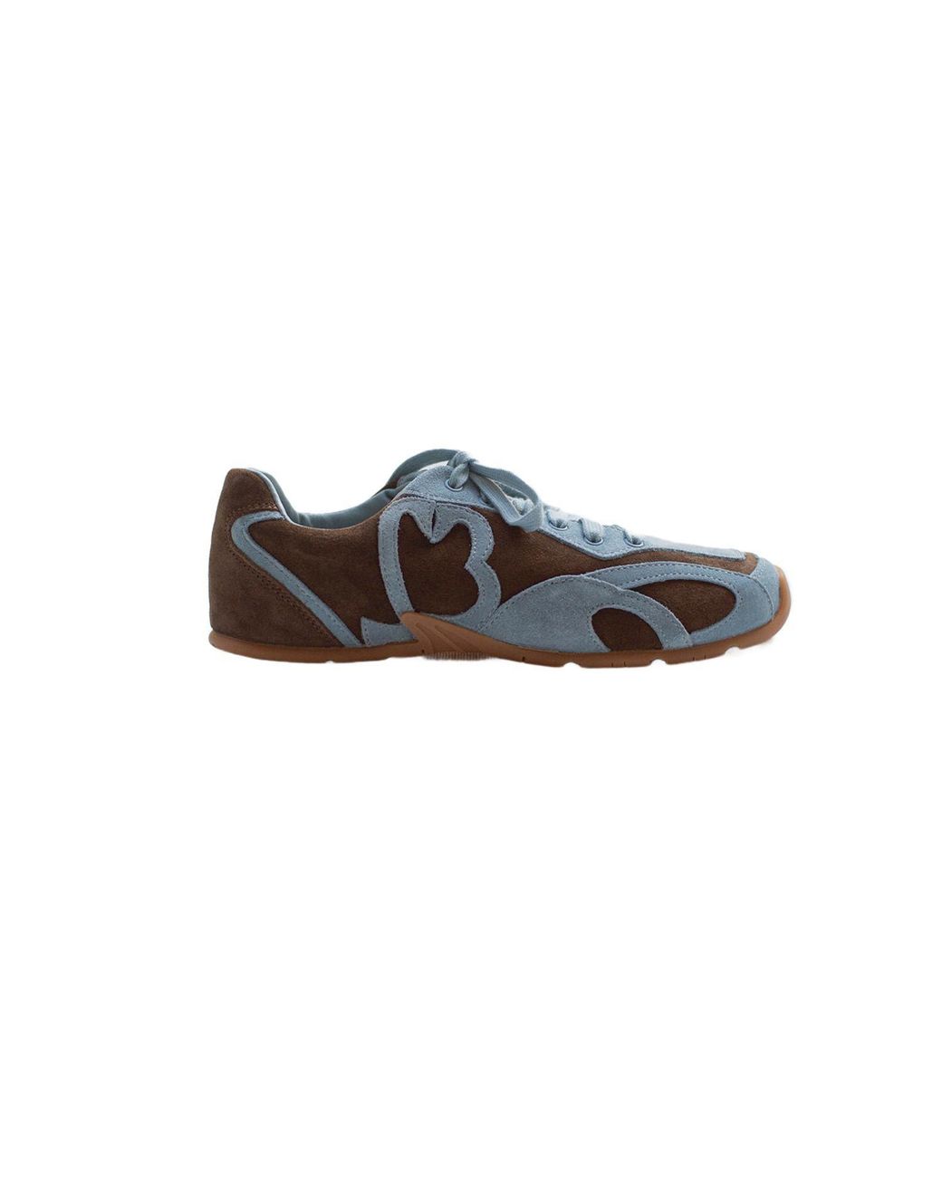 23Rd August . Blue Object Suede Low Top Sneakers