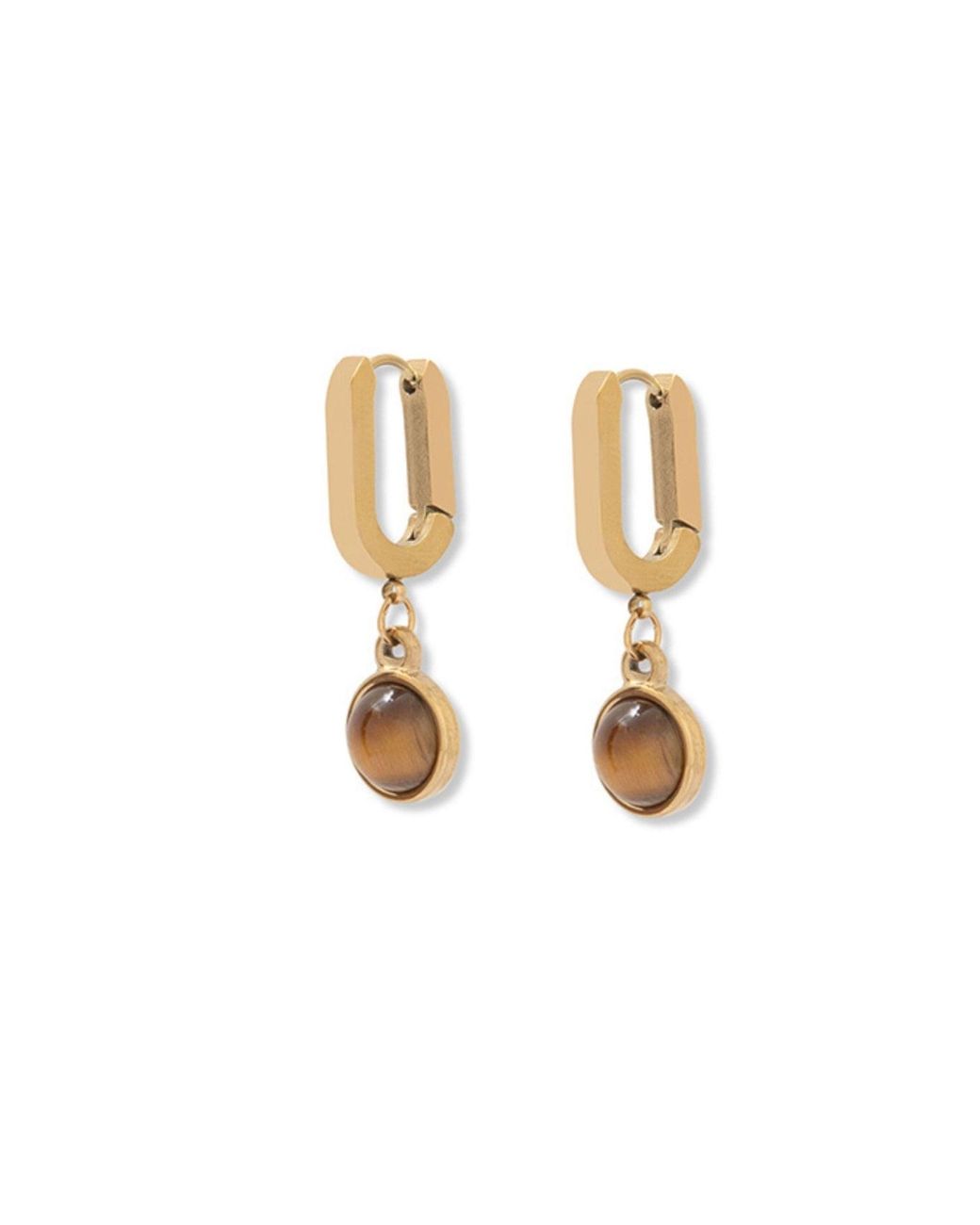 A Weathered Penny Metallic Indie Hoops