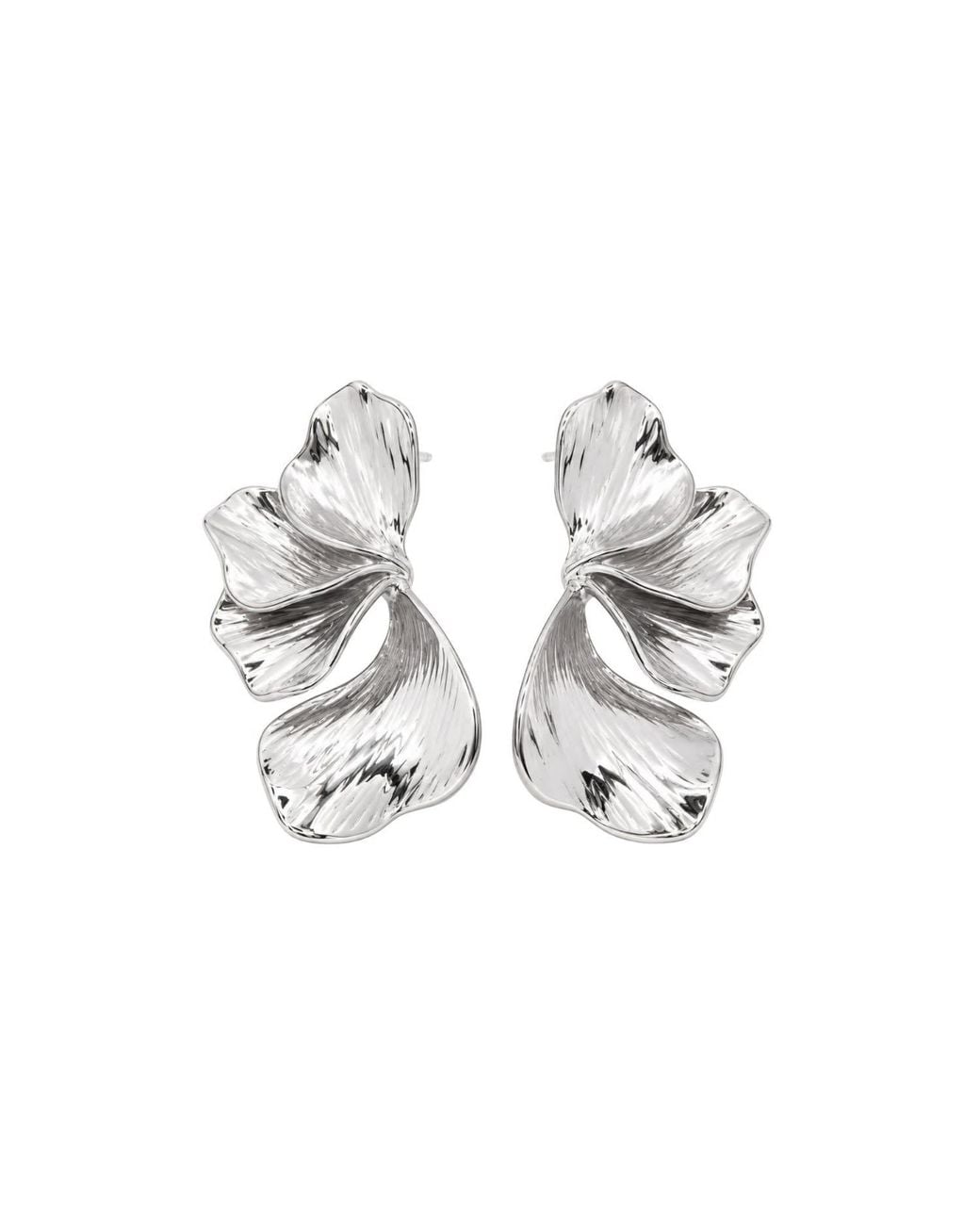 Uchi and Soto Metallic Kin Sculptural Statement Earrings