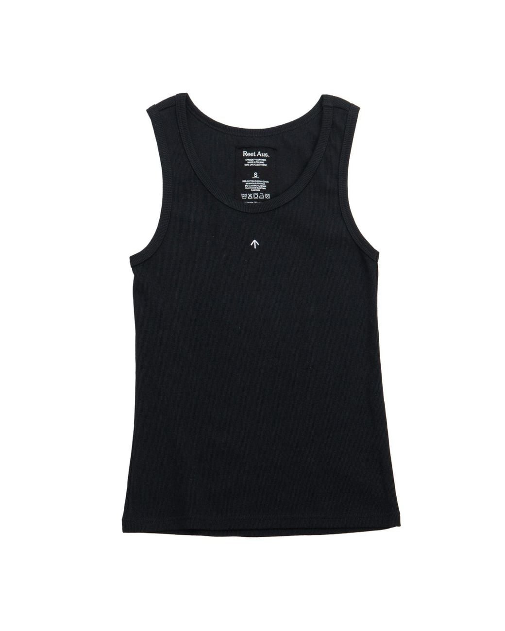 Reet Aus Black Tank Top For Basic