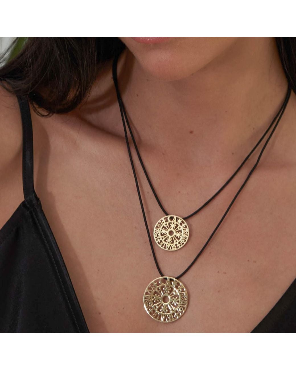 Myrto Katramadou Jewellery Metallic Kaleidoscope Pendant Small -Classic