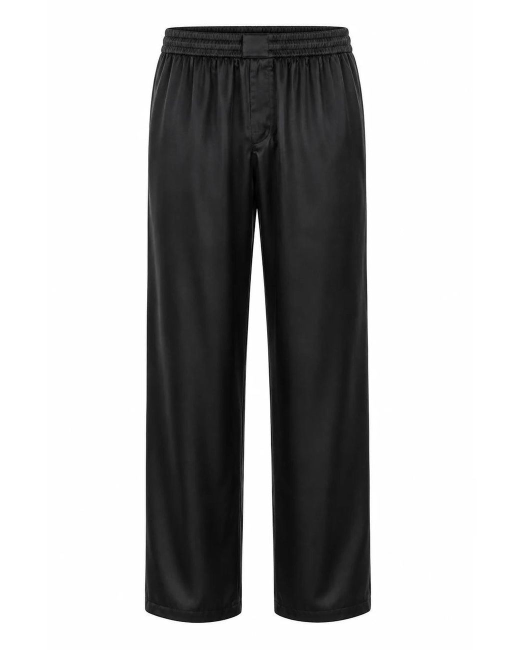 Hustle Black Is New Satin-Pants for men