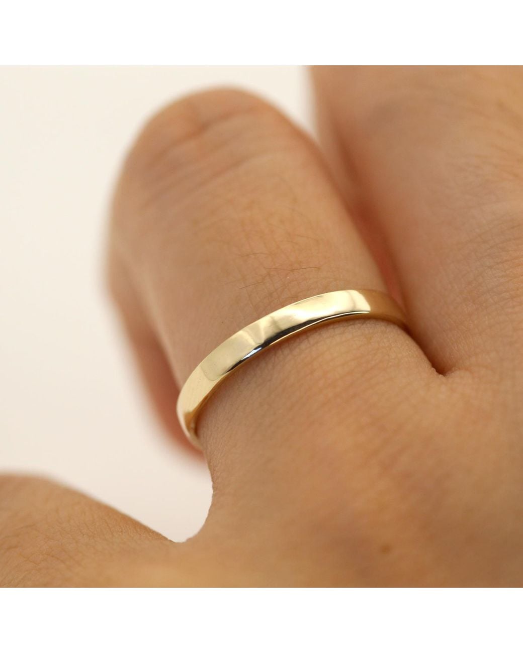 VicStoneNYC Fine Jewelry Metallic Timeless Solid Wedding Band