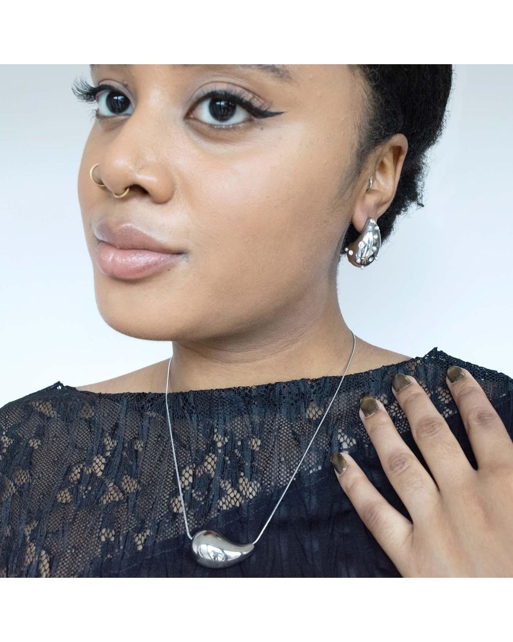 Superdivajewellery Metallic Teja Necklace