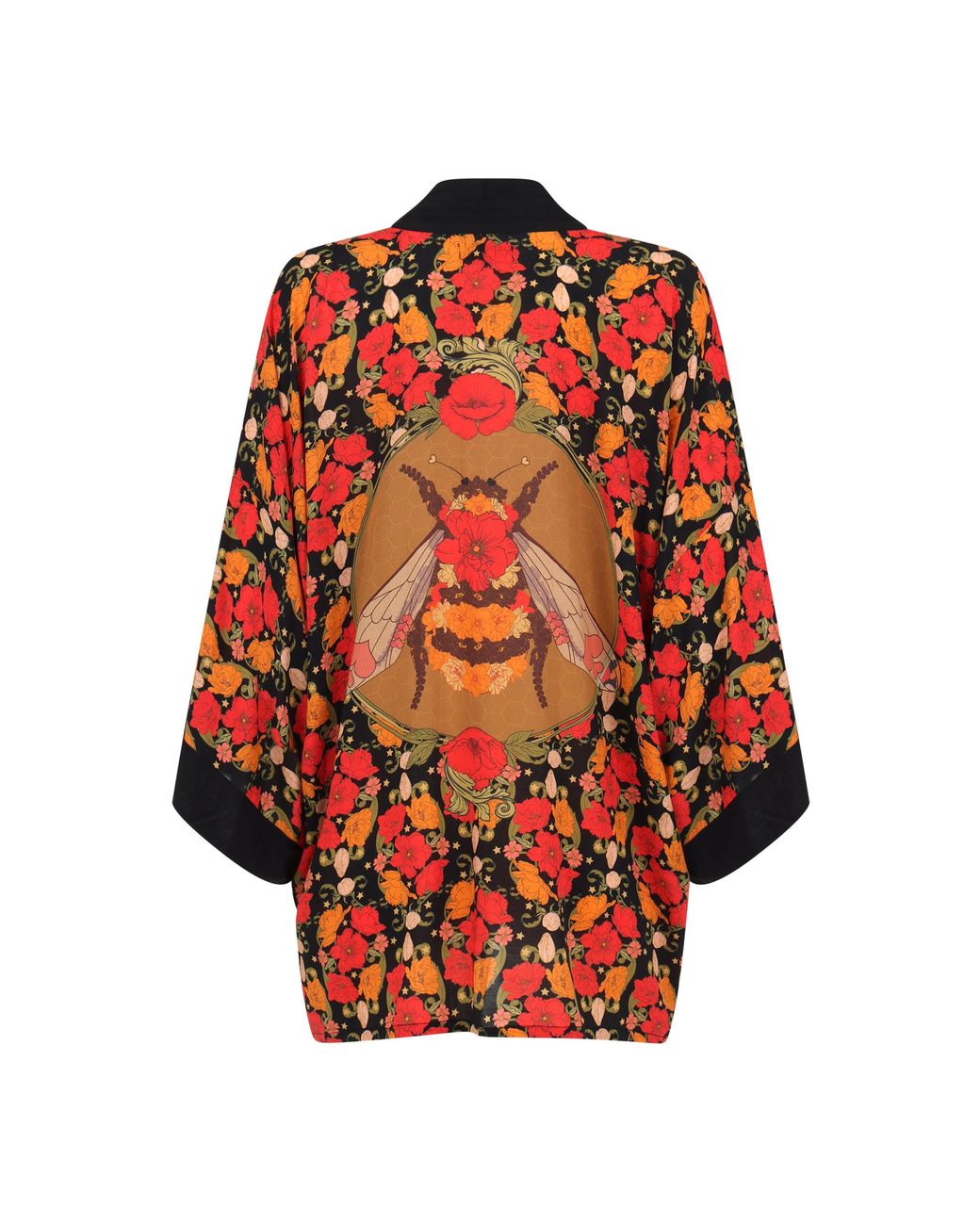 Henelle Red Night Bloom Jacket