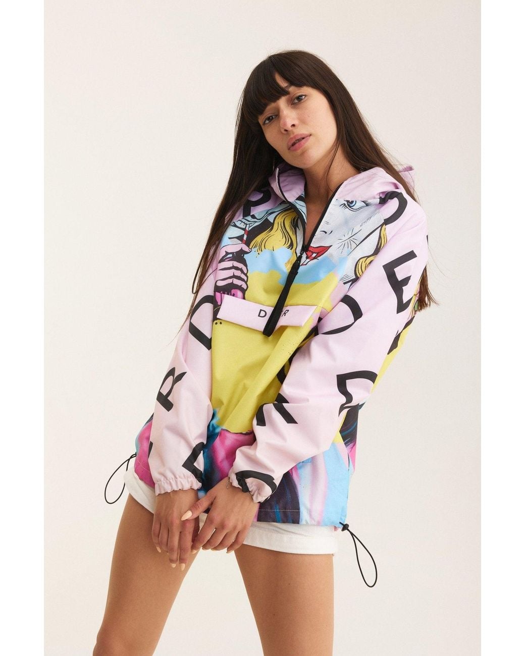 mysimplicated Pink Water Repellent Windbreaker Design W