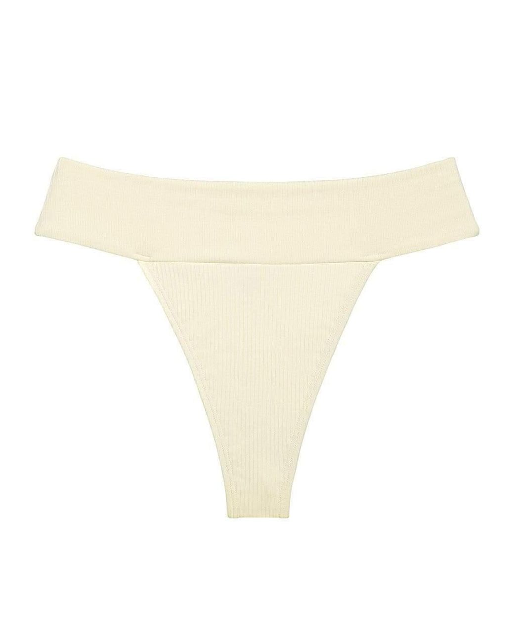 Montce Natural Cream Rib Tamarindo Bikini Bottom